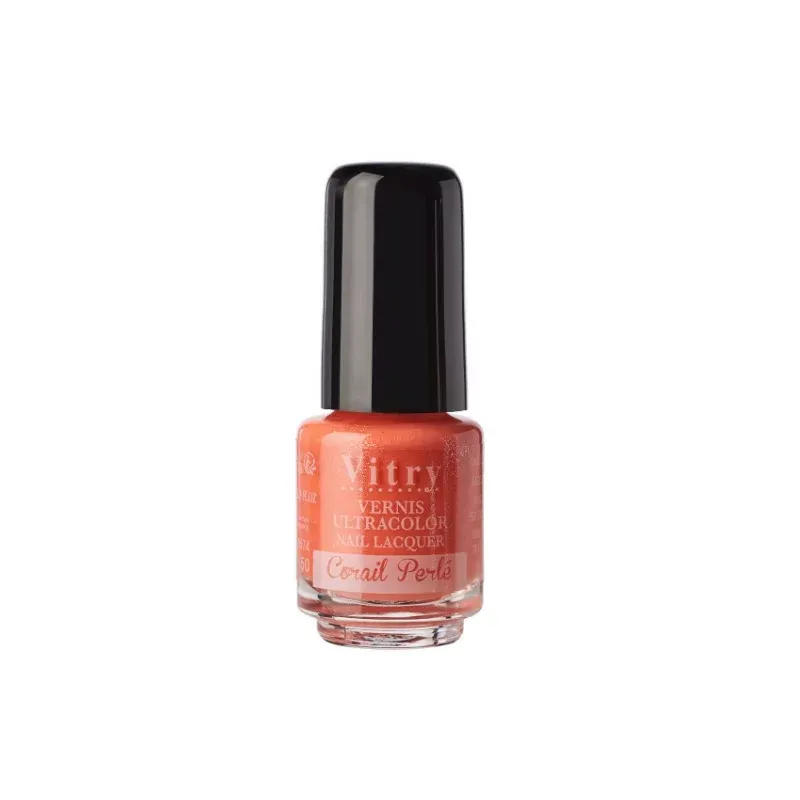 Vitry Vernis à Ongles Corail Perlé 4ml - Univers Pharmacie