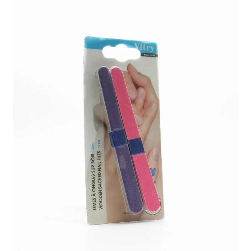 Vitry Limes à Ongles sur Bois 12cm X12 - Univers Pharmacie