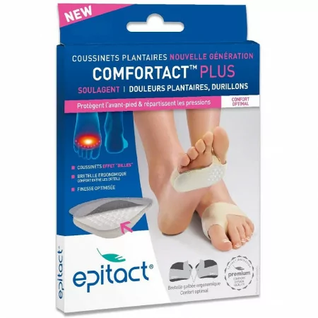 Epitact Comfortact Plus Coussinets Plantaires Taille S X2 - Univers Pharmacie