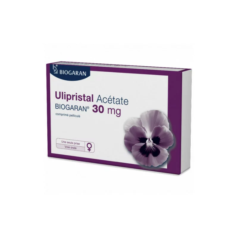 Ulipristal Acétate Biogaran 30mg 1 comprimé - Univers Pharmacie