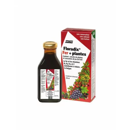 Floradix Fer + Plantes 250ml - Univers Pharmacie