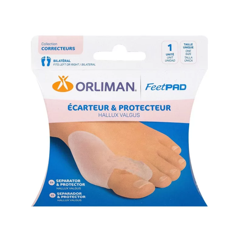 Orliman Écarteur et Protecteur Hallux Valgus Taille Unique - Univers Pharmacie