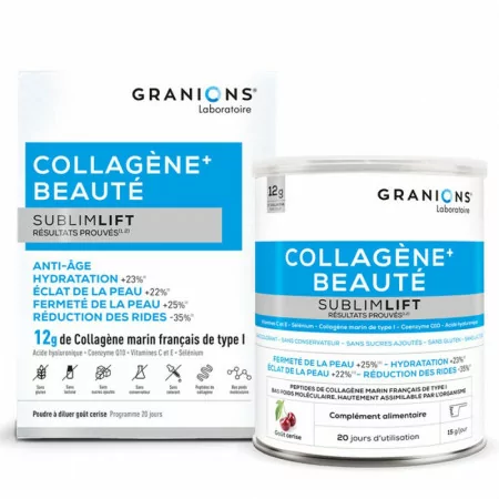 Granions Collagène+ Beauté SublimLift Goût Cerise 300g - Univers Pharmacie
