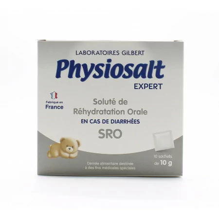 Physiosalt Expert Soluté de Réhydratation orale SRO 10x10g - Univers Pharmacie