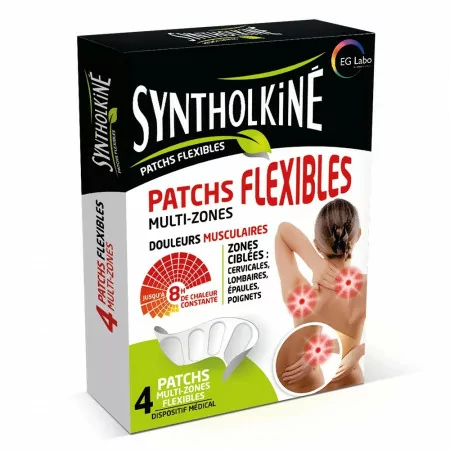 Syntholkiné Patchs Flexibles Multi-zones X4 - Univers Pharmacie