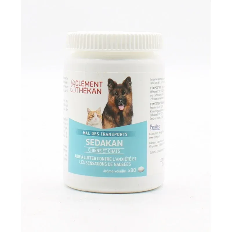 Clément Thékan Sedakan Mal des Transports 30 comprimés - Univers Pharmacie