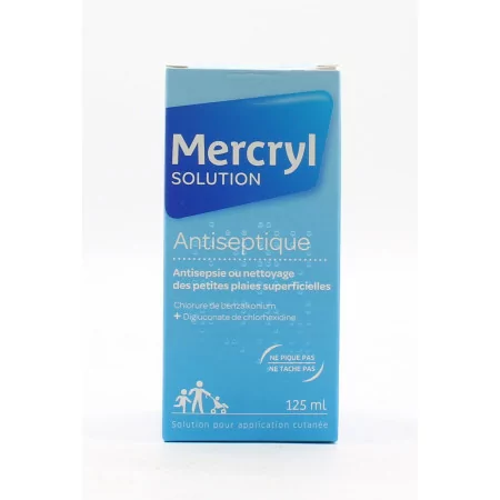 Mercryl Antiseptique Solution 125ml - Univers Pharmacie