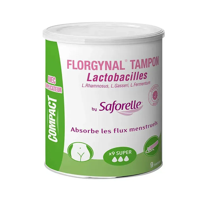 Saforelle Florgynal Tampons Probiotique Super X9 - Univers Pharmacie Saforelle Florgynal Tampons Probiotique Super X9 - Univers Pharmacie