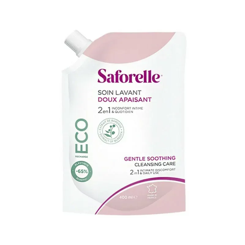Saforelle Éco-recharge Soin Lavant Doux 400ml - Univers Pharmacie