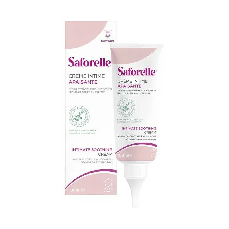 Saforelle Crème Apaisante Intime 100ml - Univers Pharamcie