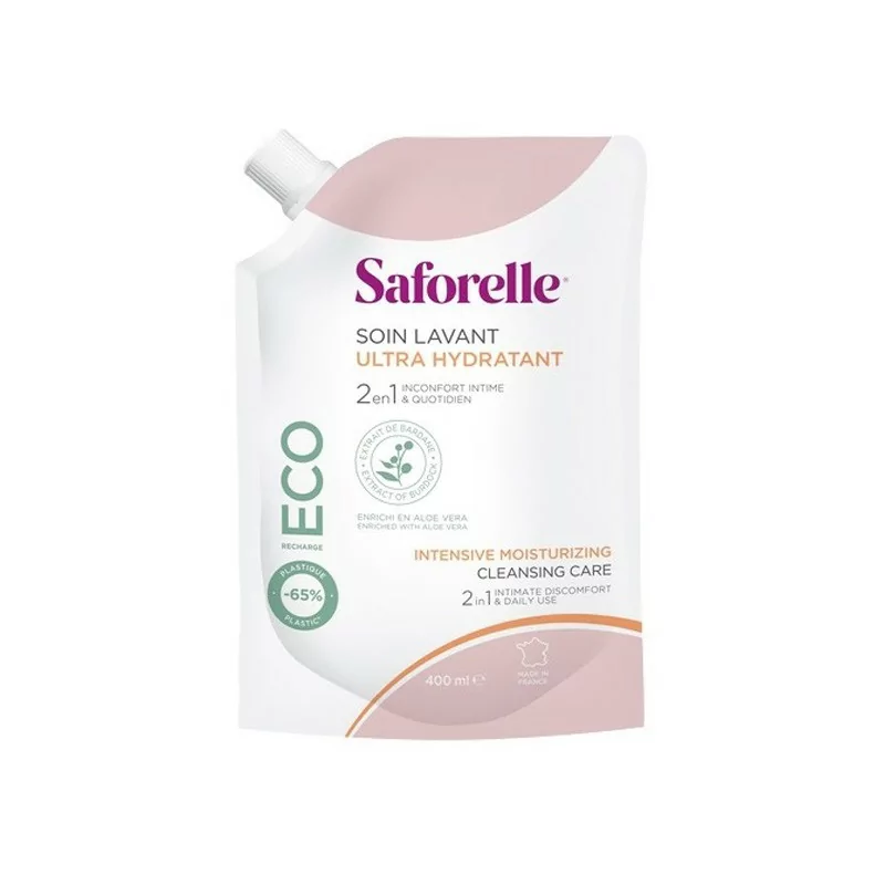 Saforelle Eco-recharge Soin Lavant Ultra Hydratant 400ml - Univers Pharmacie