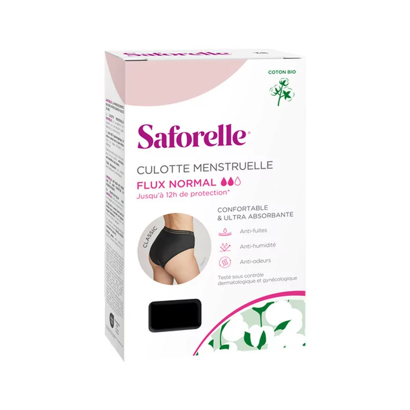 Saforelle Culotte Menstruelle Flux Normal T38 - Univers Pharmacie