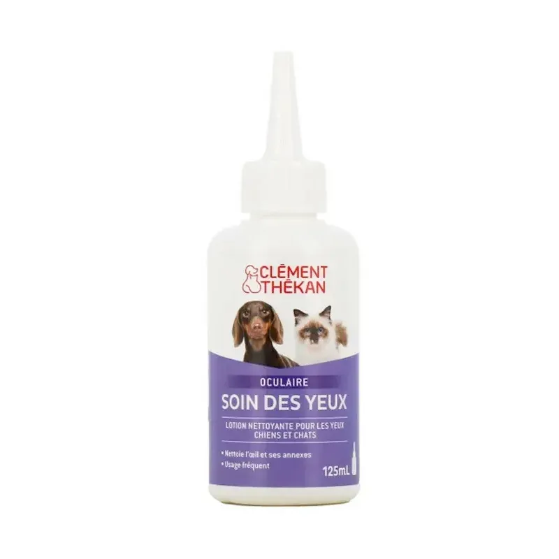 Clément Thékan Solution Oculaire Chien et Chat 125ml - Univers Pharmacie
