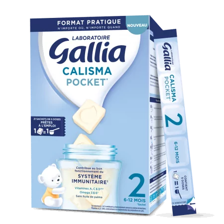 Gallia Calisma Pocket 6-12 mois 21x24g - Univers Pharmacie