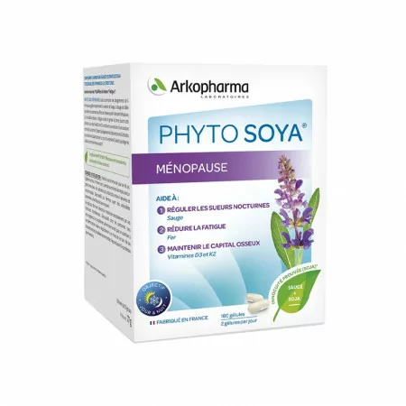 Arkopharma Phyto Soya Ménopause 180 gélules - Univers Pharmacie