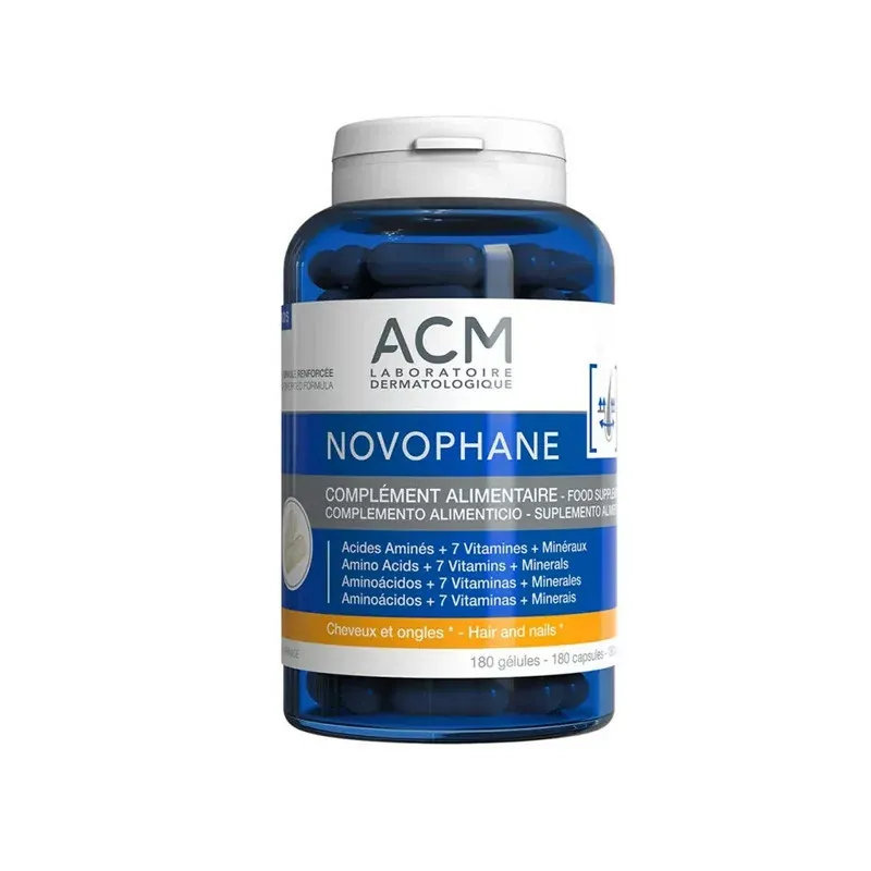 Novophane Cheveux et Ongles 3 mois 180 gélules - Univers Pharmacie
