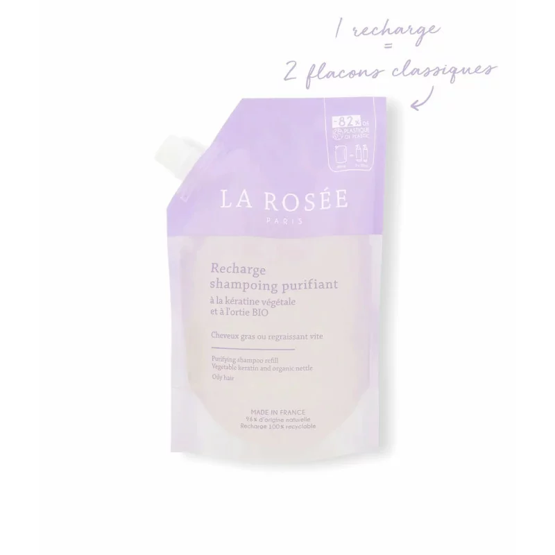 La Rosée Recharge Shampooing Purifiant 400ml - Univers Pharmacie