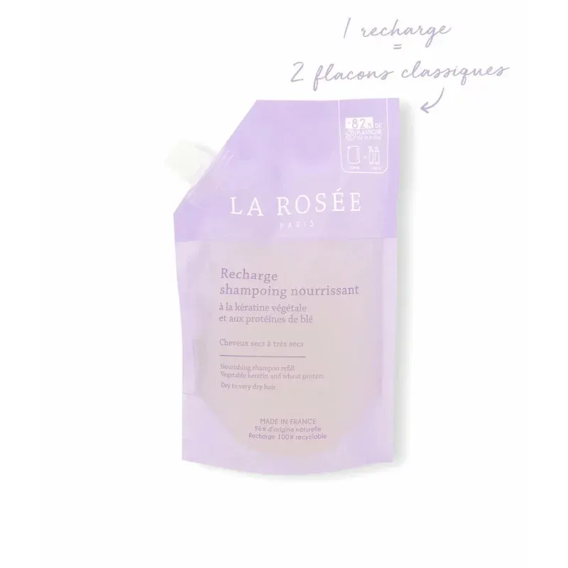 La Rosée Recharge Shampooing Nourrissant 400ml - Univers Pharmacie