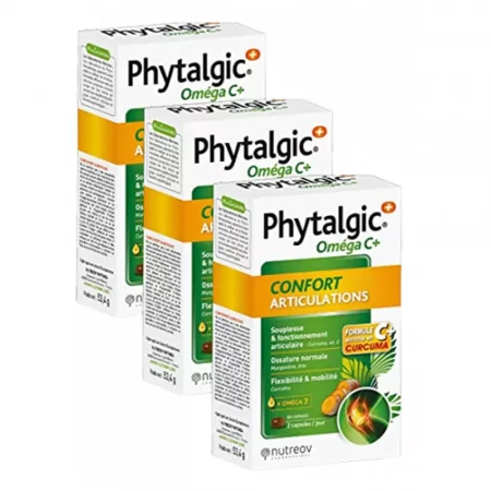 Phytalgic Oméga C+ Confort Articulations 3X60 capsules - Univers Pharmacie