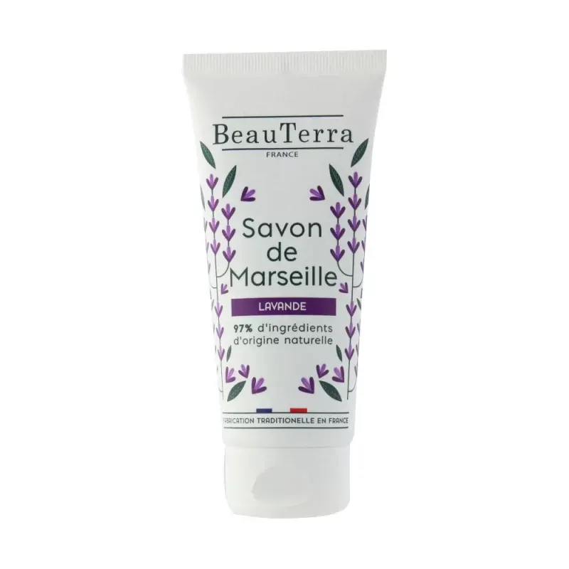 BeauTerra Savon Liquide de Marseille Lavande 100ml - Univers Pharmacie
