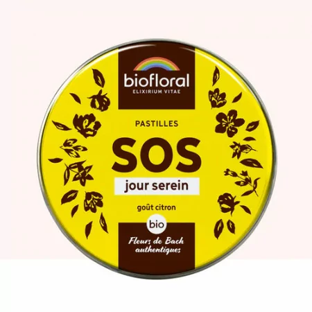 Biofloral Pastilles SOS Jour Serein Bio 50g - Univers Pharmacie
