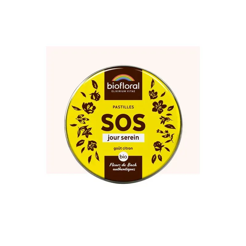 Biofloral Pastilles SOS Jour Serein Bio 50g - Univers Pharmacie