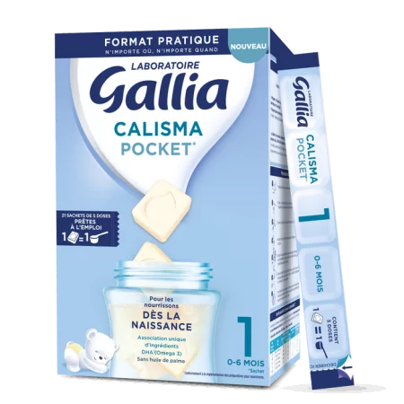 Gallia Calisma Pocket 0-6 mois 21x24g - Univers Pharmacie