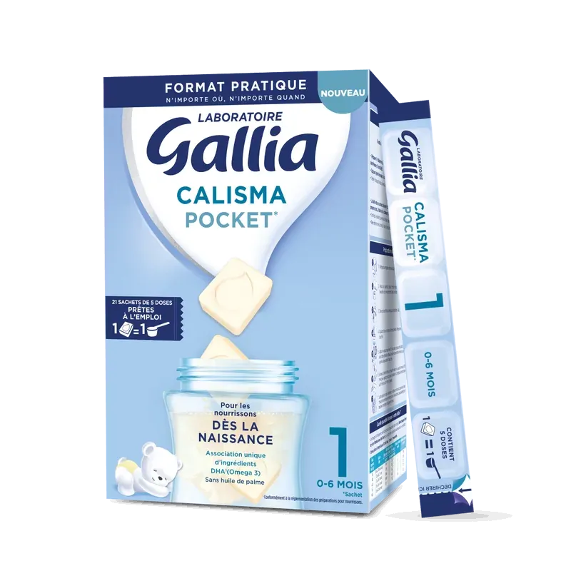 Gallia Calisma Pocket 0-6 mois 21x24g - Univers Pharmacie