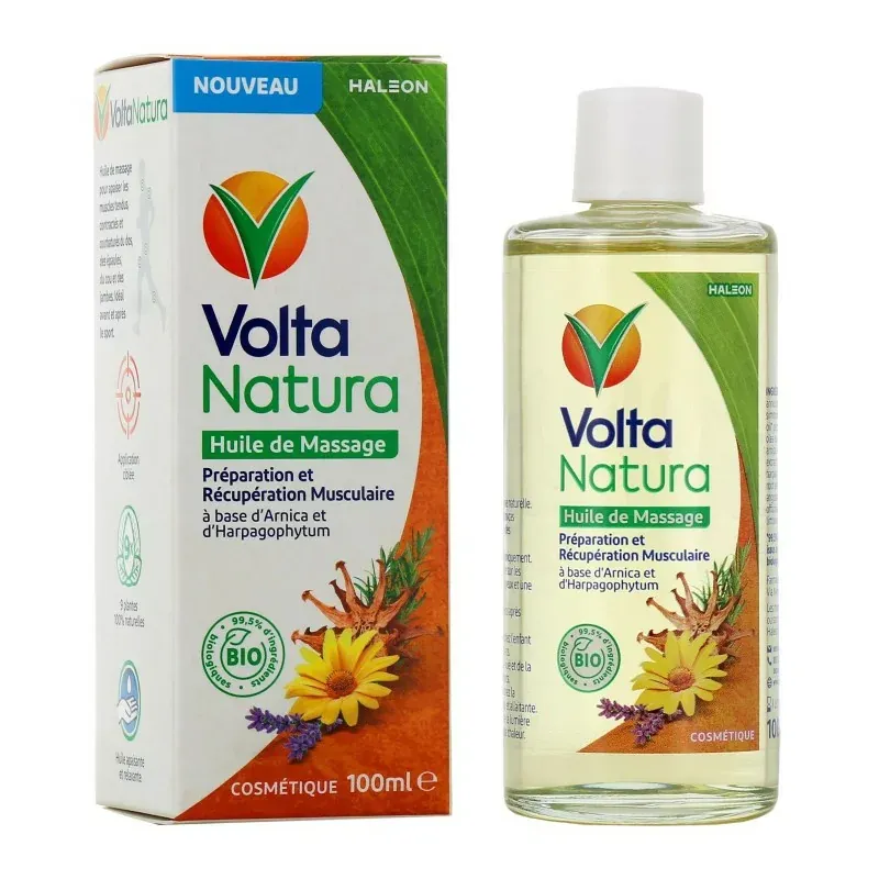 Volta Natura Huile de Massage 100ml - Univers Pharmacie