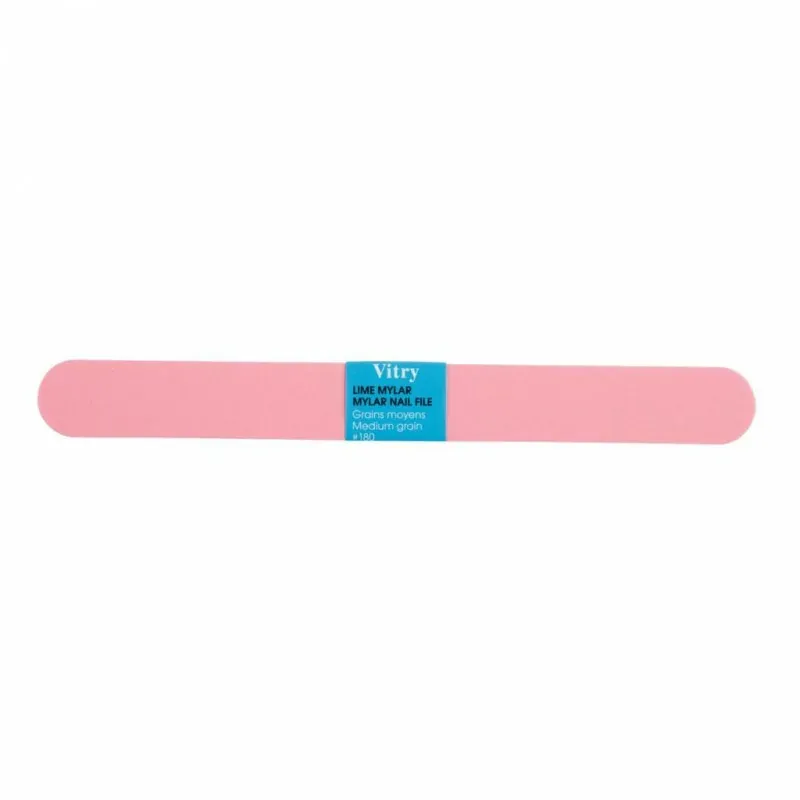 Vitry Lime à Ongles Mylar Rose Pâle Grains Moyens 180 - Univers Pharmacie