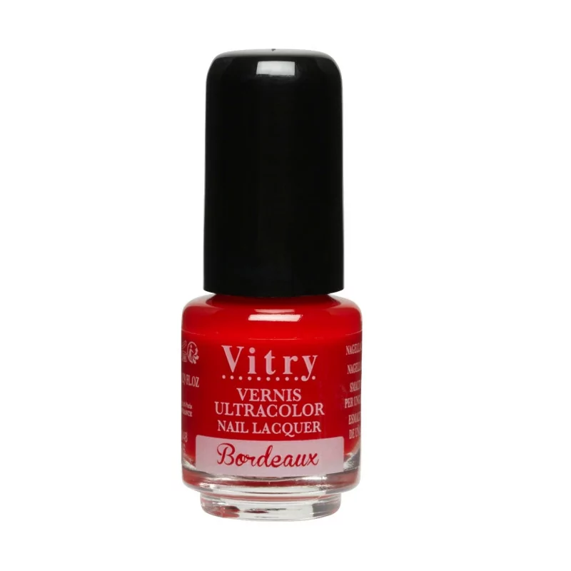 Vitry Vernis à Ongles Bordeaux 4ml - Univers Pharmacie