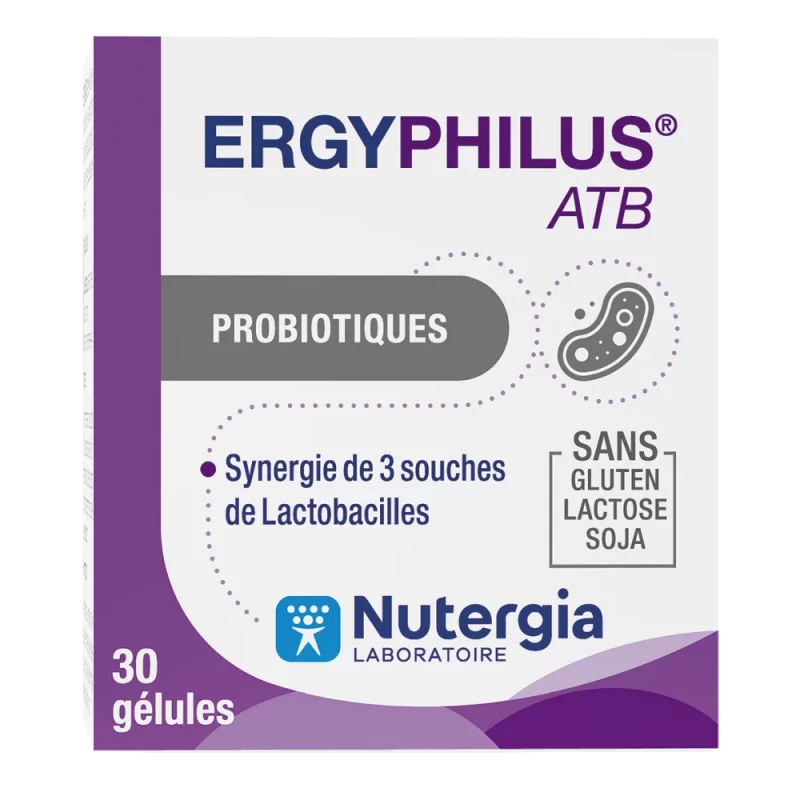 Ergyphilus ATB Probiotiques 30 gélules