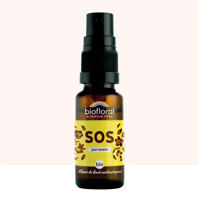 Biofloral SOS Jour Serein Spray 20ml - Univers Pharmacie