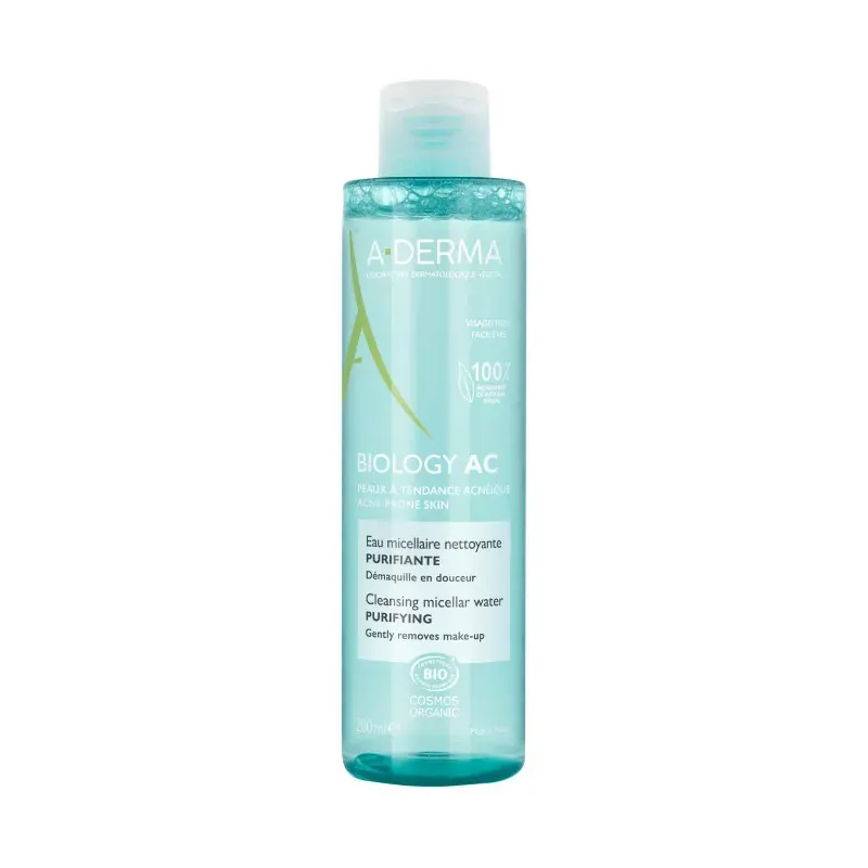A-Derma Biology AC Eau Micellaire Nettoyante Purifiante 200ml