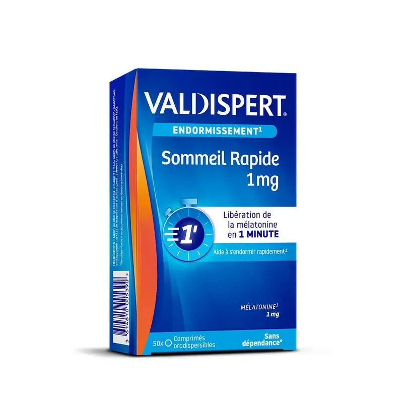 Valdispert Mélatonine 1,0mg 50 comprimés  Univers Pharmacie