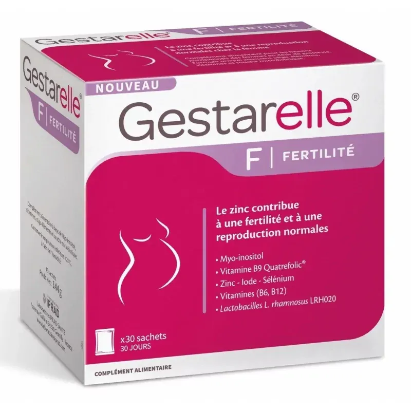 Gestarelle F Fertilité 30 sachets - Univers Pharmacie