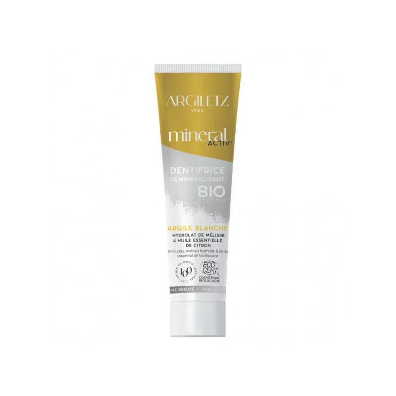 Argiletz Mineral Activ' Dentifrice Reminéralisant 75ml - Univers Pharmacie