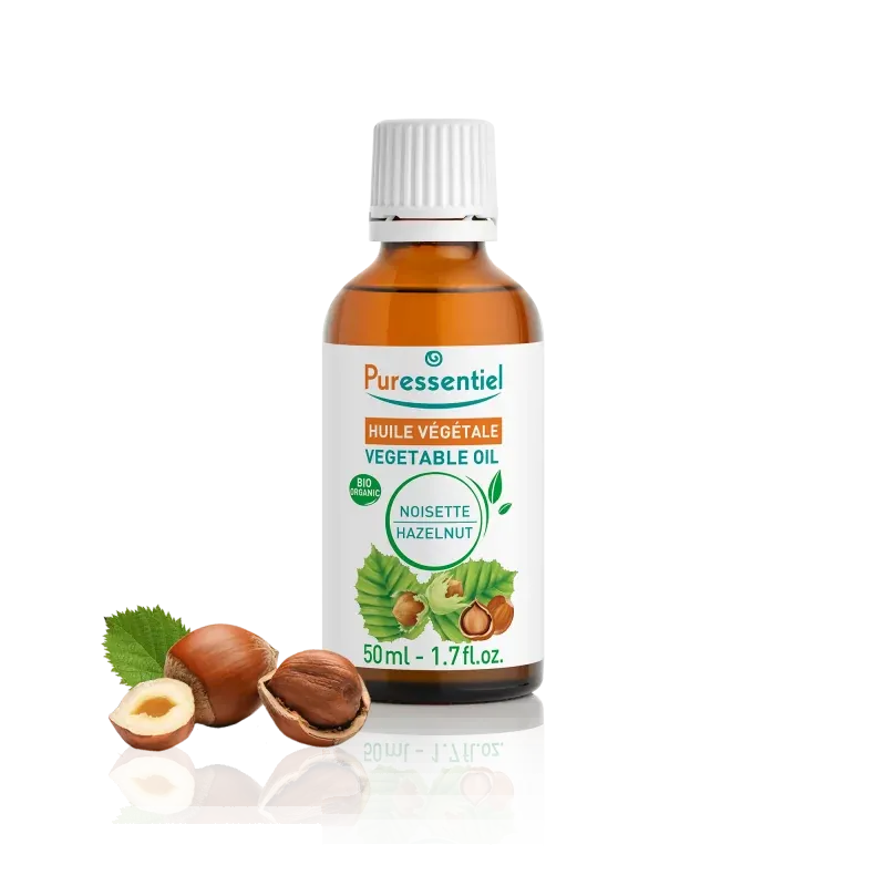 Puressentiel Huile Végétale de Noisette Bio 50ml - Univers Pharmacie