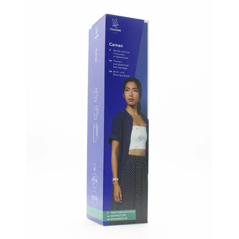 Thuasne Cemen Bande-ceinture Thoracique et Abdominale 25cmX2,50m