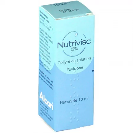 Nutrivisc 5% Collyre 10ml - Univers Pharmacie