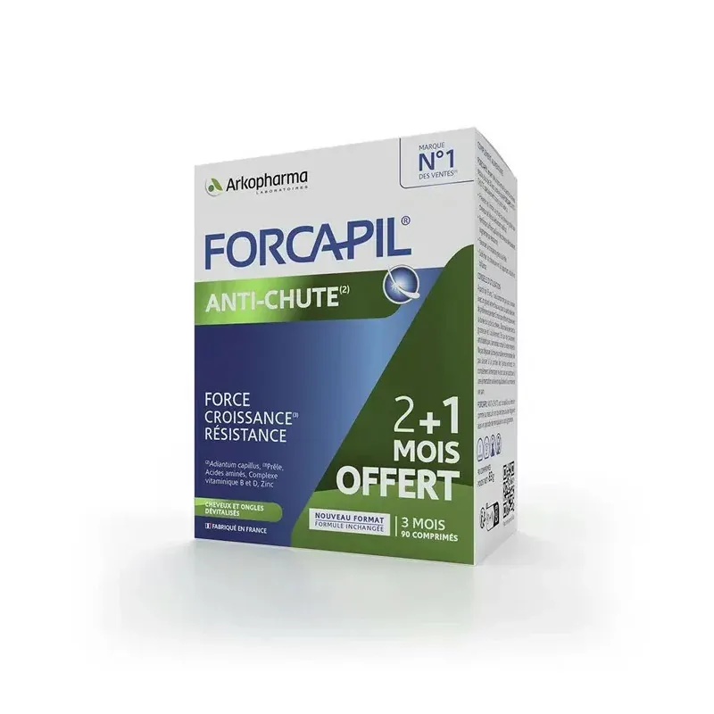 Arkopharma Forcapil Anti-chute 90 comprimés - Univers Pharmacie