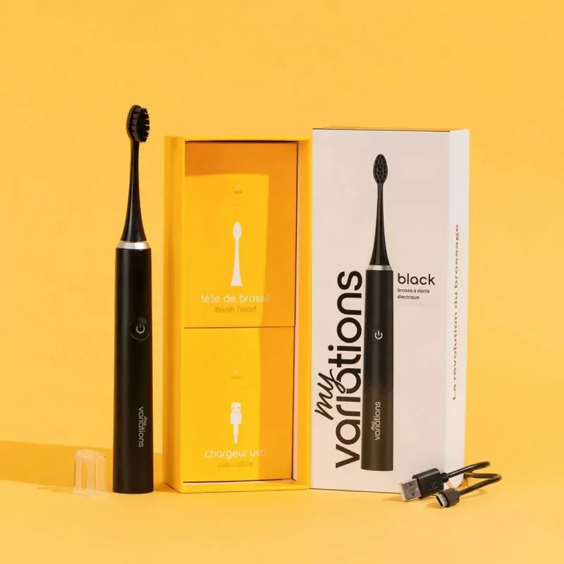 My Variations Brosse à Dents Electrique Sonique Noir - Univers Pharmacie