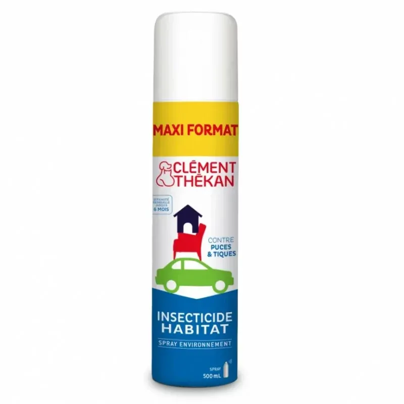 Clément Thékan Insecticide Habitat Spray 500ml - Univers Pharmacie