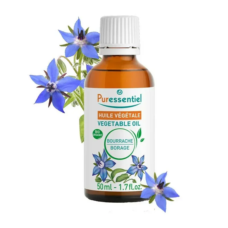 Puressentiel Huile Végétale Bourrache Bio 50ml - Univers Pharmacie