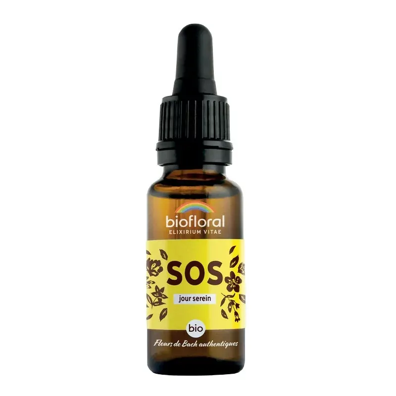 Biofloral SOS Jour Serein Compte-gouttes 20ml - Univers Pharmacie