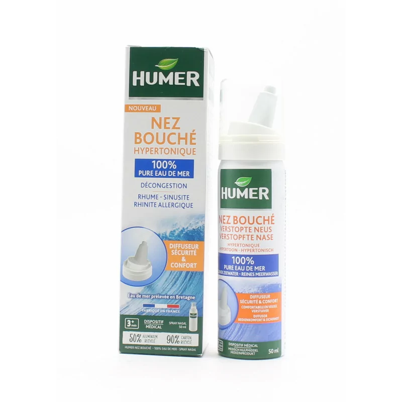 Humer Nez Bouché Hypertonique 50ml - Univers Pharmacie