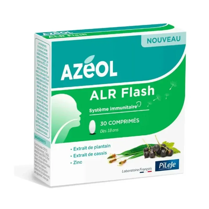 PiLeJe Azéol ALR Flash Système Immunitaire 30 comprimés - Univers Pharmacie