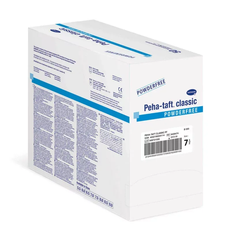 Peha-taft Classic Powderfree Gants Non Poudrés Taille 7,5 50 paires  - Univers Pharmacie