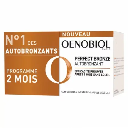 Oenobiol Perfect Bronze  Autobronzant 2X30 capsules - Univers Pharmacie