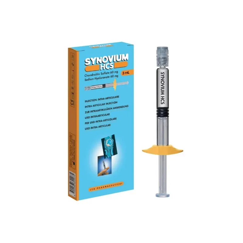 Synovium HCS 60mg/60mg/3ml Arthrose 1 seringue - Univers Pharmacie Synovium HCS 60mg/60mg/3ml Arthrose 1 seringue - Univers Pharmacie